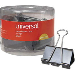 UNIVERSAL - Binder Clips Width (Inch): 2 Binder Type: Binder Clip - Exact Tooling
