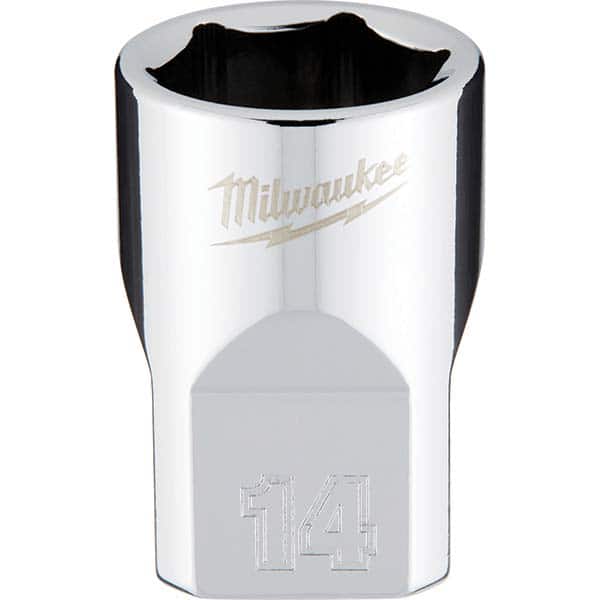 Milwaukee Tool - Hand Sockets Drive Size (Inch): 3/8 Size (mm): 14.0000 - Exact Tooling