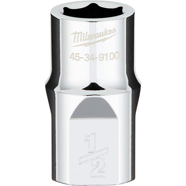 Milwaukee Tool - Hand Sockets Drive Size (Inch): 1/2 Size (Inch): 1/2 - Exact Tooling