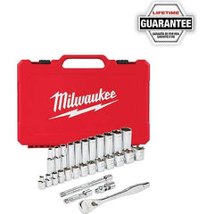 Milwaukee Tool - Combination Hand Tool Sets Tool Type: Mechanic's Tool Set Number of Pieces: 28.000 - Exact Tooling
