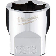 Milwaukee Tool - Hand Sockets Drive Size (Inch): 3/8 Size (Inch): 13/16 - Exact Tooling