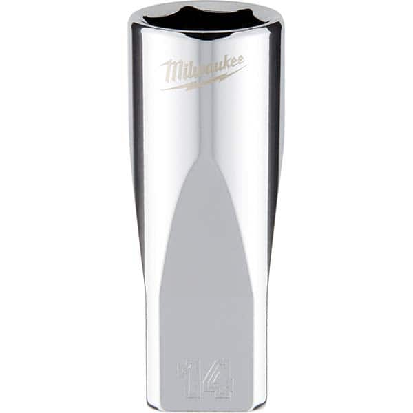 Milwaukee Tool - Hand Sockets Drive Size (Inch): 1/4 Size (mm): 14.0000 - Exact Tooling