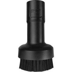 Milwaukee Tool - Vacuum Cleaner Attachments & Hose; Type: Round Brush Tool ; For Use With: 0880-20, 0882-20, 0940-20, 0960-20 & 0970-20 ; ESD Safe: No ; Hose Type: No Hose ; Fractional Size (Inch): 1-1/4 ; Color: Black - Exact Tooling