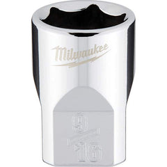 Milwaukee Tool - Hand Sockets Drive Size (Inch): 3/8 Size (Inch): 9/16 - Exact Tooling