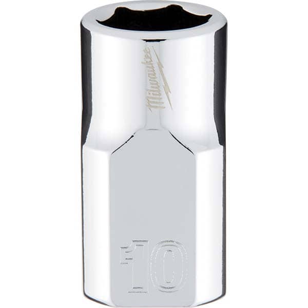 Milwaukee Tool - Hand Sockets Drive Size (Inch): 3/8 Size (mm): 10.0000 - Exact Tooling