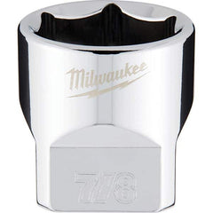 Milwaukee Tool - Hand Sockets Drive Size (Inch): 3/8 Size (Inch): 7/8 - Exact Tooling
