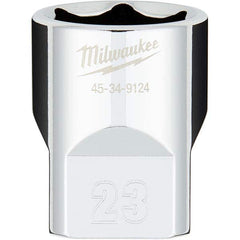 Milwaukee Tool - Hand Sockets Drive Size (Inch): 1/2 Size (mm): 23.0000 - Exact Tooling