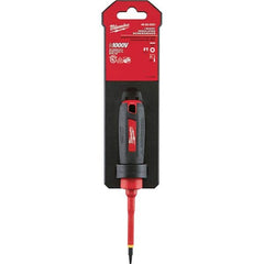 Milwaukee Tool - Precision & Specialty Screwdrivers Type: Screwdriver Overall Length Range: 7" - 9.9" - Exact Tooling