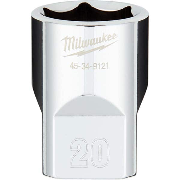 Milwaukee Tool - Hand Sockets Drive Size (Inch): 1/2 Size (mm): 20.0000 - Exact Tooling