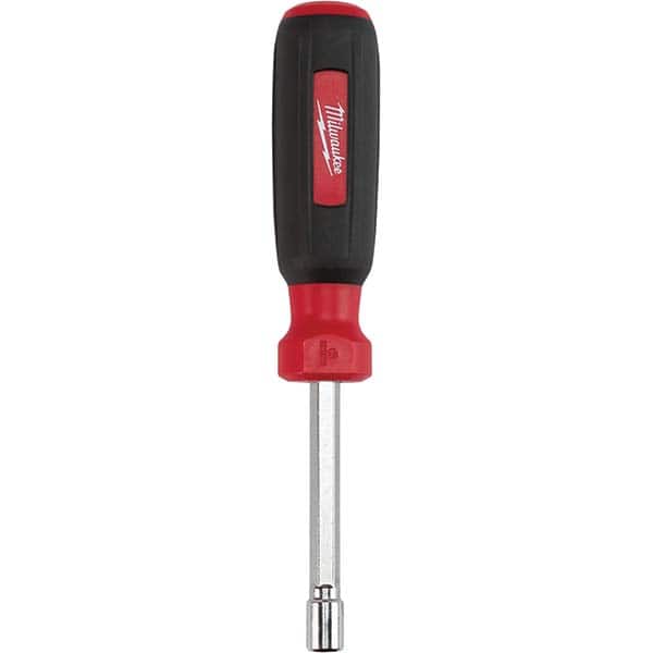 Milwaukee Tool - Nutdrivers; Tool Type: Nutdriver ; System of Measurement: Metric ; Handle Type: Comfort Hand Grip ; Shaft Type: Hollow ; Size (mm): 6.0000 ; Overall Length (Inch): 7 - Exact Tooling