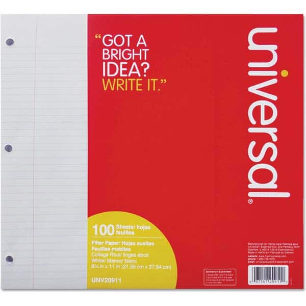 UNIVERSAL - Note Pads, Writing Pads & Notebooks Color: White - Exact Tooling