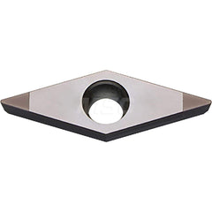 Kyocera VCGW 151505T00315ME KBN05M Grade CBN, 7 Degree, Diamond, Positive Rake Angle, Neutral Turning Insert for Continuous and Finishing-Medium in (H) Hardened Materials