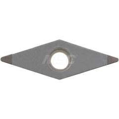 Kyocera VBGW 222ME KBN525 Grade CBN, 5 Degree, Diamond, Positive Rake Angle, Neutral Turning Insert for Light Interruption and Medium in (H) Hardened Materials