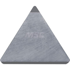 Kyocera TPG 321SET KBN525 Grade CBN, 11 Degree, Triangle, Positive Rake Angle, Neutral Turning Insert for Light Interruption and Medium in (H) Hardened Materials