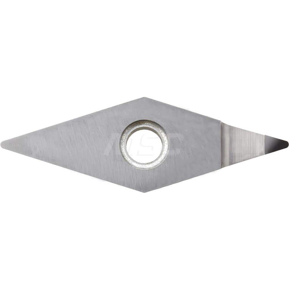 Kyocera VNMM 331MSE KPD010 Grade PCD, 0 Degree, Diamond, Negative Rake Angle, Neutral Turning Insert for Continuous and Finishing-Medium in (N) Non-Ferrous Metals, (S) Titanium Alloy