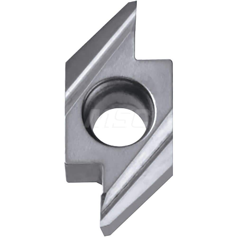 Kyocera ABW15-4015 PR1725 Grade PVD Carbide, 15 Degree, Irregular, Positive Rake Angle, Right-Hand Turning Insert for Light Interruption and Finishing in (P) Carbon/Alloy Steel