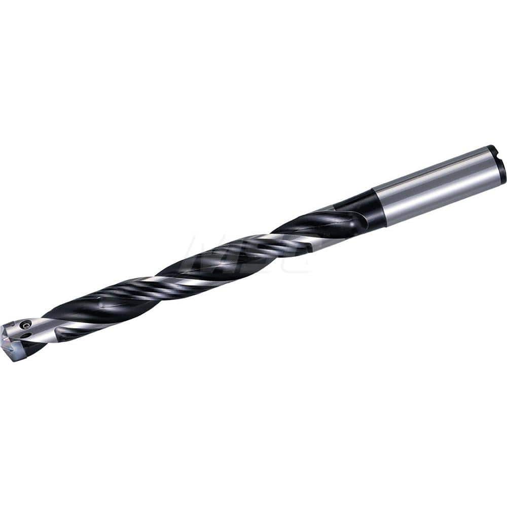 Replaceable Tip Drill: 13 to 13.49 mm Drill Dia, 108 mm Max Depth, 14 mm Straight-Cylindrical Shank Seat Size 13, 172 mm OAL, Through Coolant
