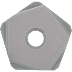 Kyocera PNEG 1106XNTRT00515 CS7050 Grade CVD Ceramic, Pentagon, Negative Rake Angle, Right-Hand Milling Insert for Roughing in (K) Nodular Cast Iron and (K) Gray Cast Iron
