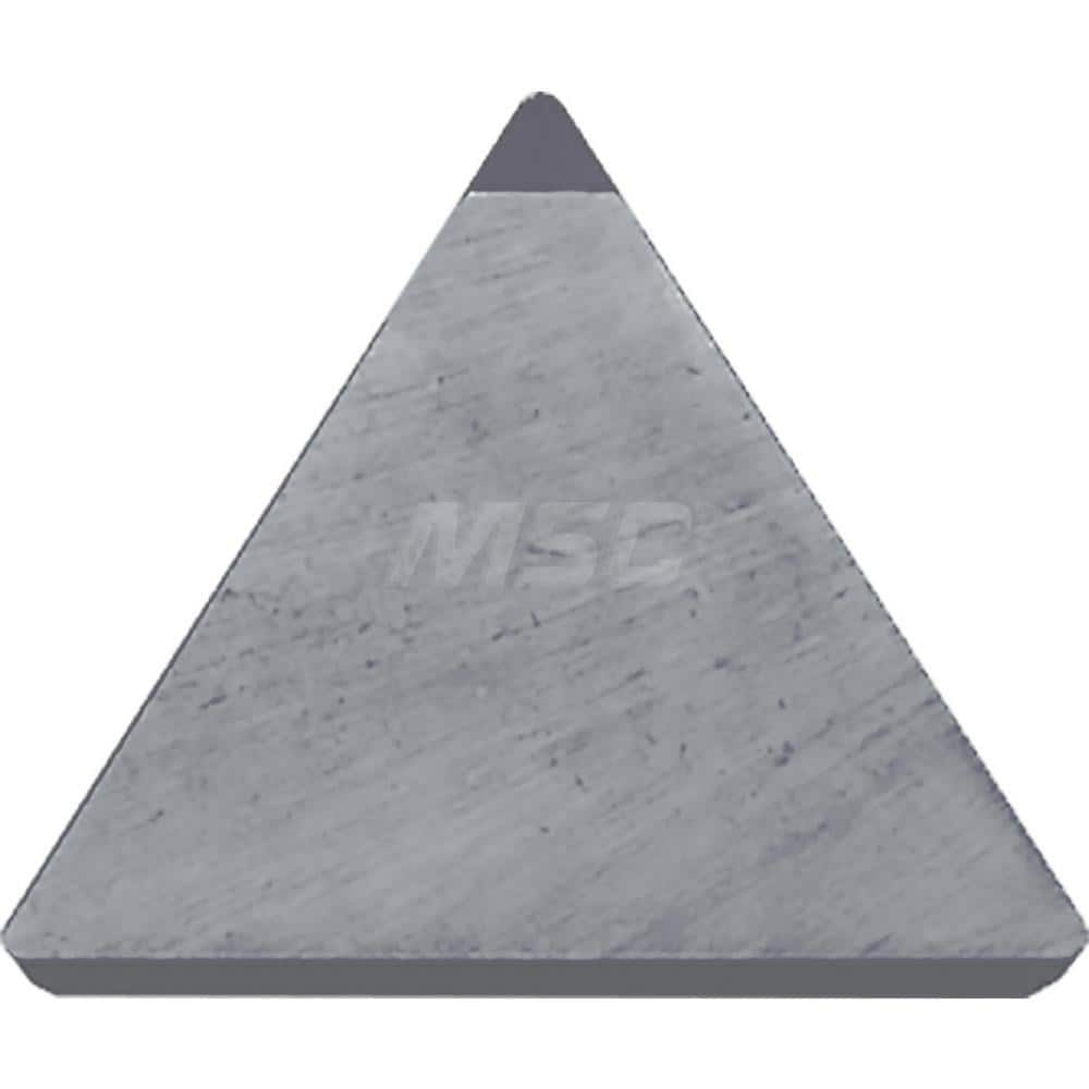 Kyocera TPG 322SE KBN525 Grade CBN, 11 Degree, Triangle, Positive Rake Angle, Neutral Turning Insert for Light Interruption and Medium in (H) Hardened Materials