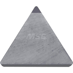 Kyocera TPG 322SE KBN525 Grade CBN, 11 Degree, Triangle, Positive Rake Angle, Neutral Turning Insert for Light Interruption and Medium in (H) Hardened Materials