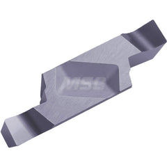 Grooving Insert: GVF400020B PR1225, Solid Carbide Megacoat, Right Hand, 4 mm Cutting Width, 5.3 mm Max Depth, Series GFV