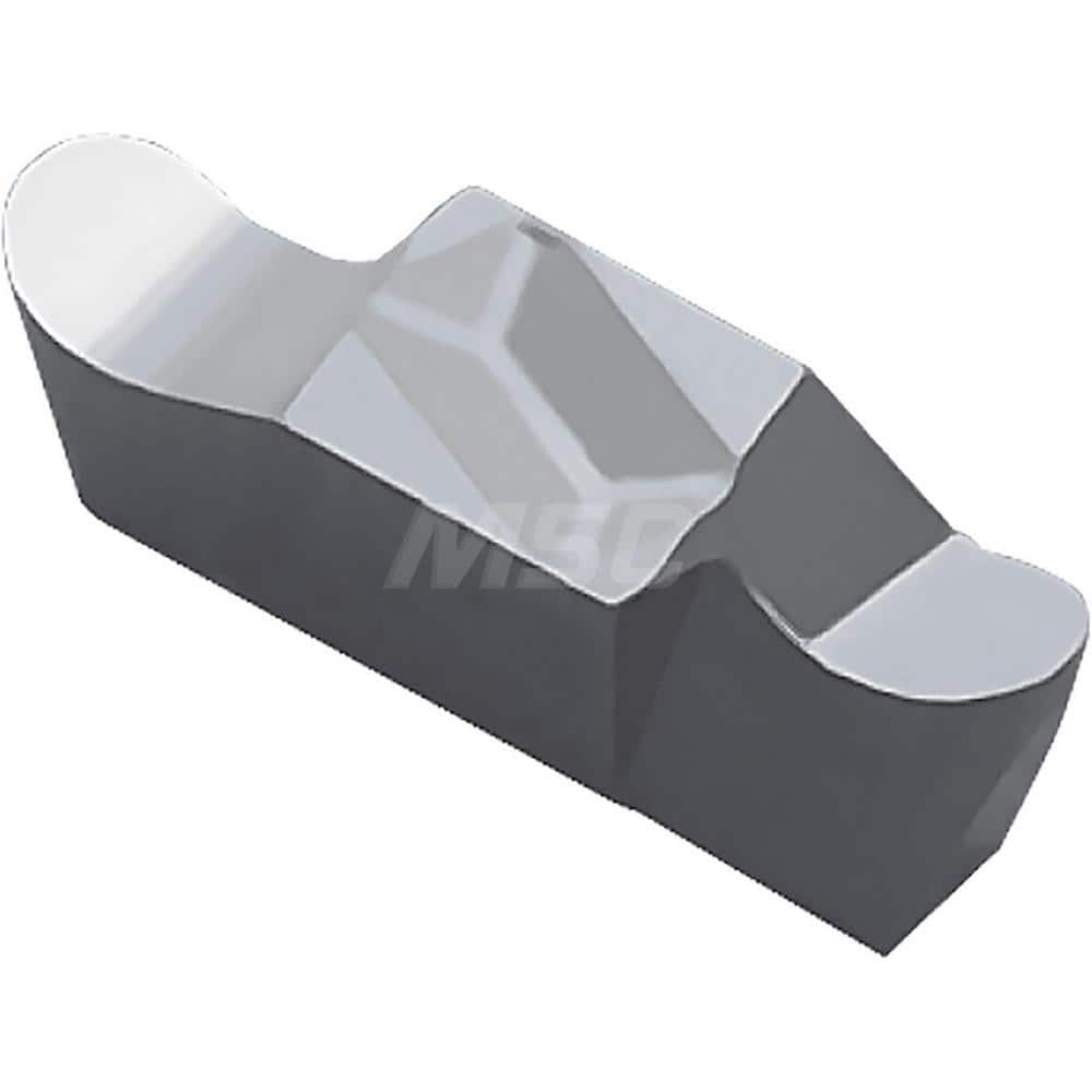 Grooving Insert: GV100BR KW10, Solid Carbide Co & WC Finish, Left Hand, 2 mm Cutting Width, 3.2 mm Max Depth, Series GVIG