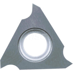 Grooving Insert: GBF32 GW15, Solid Carbide Co & WC Finish, Left Hand, 0.3 mm Cutting Width, 0.8 mm Max Depth, Series GBF