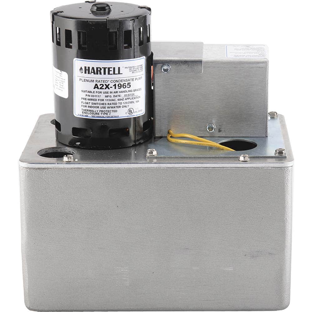 Hartell - Condensate Systems Type: Plenum Rated Condensate Pump Voltage: 115/230 - Exact Tooling
