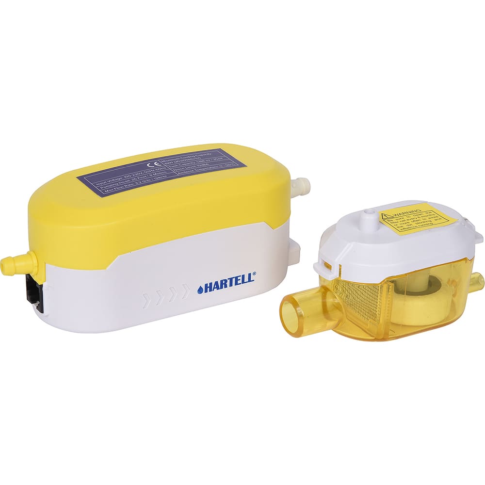 Hartell - Condensate Systems Type: Mini-Split Condensate Pump Voltage: 100-230 - Exact Tooling