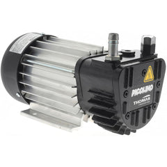Thomas - Rotary Vane-Type Vacuum Pumps Voltage: 115 VAC Length (Decimal Inch): 10.3900 - Exact Tooling