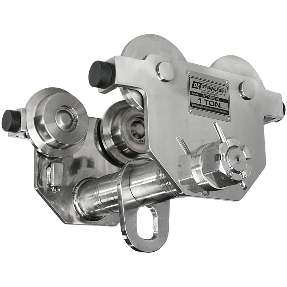 OZ Lifting Products - Trolleys Type: Push Beam Trolley Load Capacity (Lb.): 2000.000 - Exact Tooling