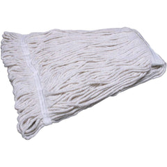 Ability One - Wet Mop Heads & Pads; Style: Loop End ; Material: Yarn ; Approximate Weight (oz.): 22 ; Mop Color: Natural ; Headband Size (Inch): 1-1/4 ; Connection Type: Clamp Jaw - Exact Tooling
