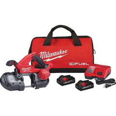Milwaukee Tool - Cordless Portable Bandsaws Voltage: 18 Battery Chemistry: Lithium-Ion - Exact Tooling
