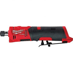 Milwaukee Tool - 1/4" Collet, 20,000 RPM, Straight, Electric Die Grinder - Exact Tooling