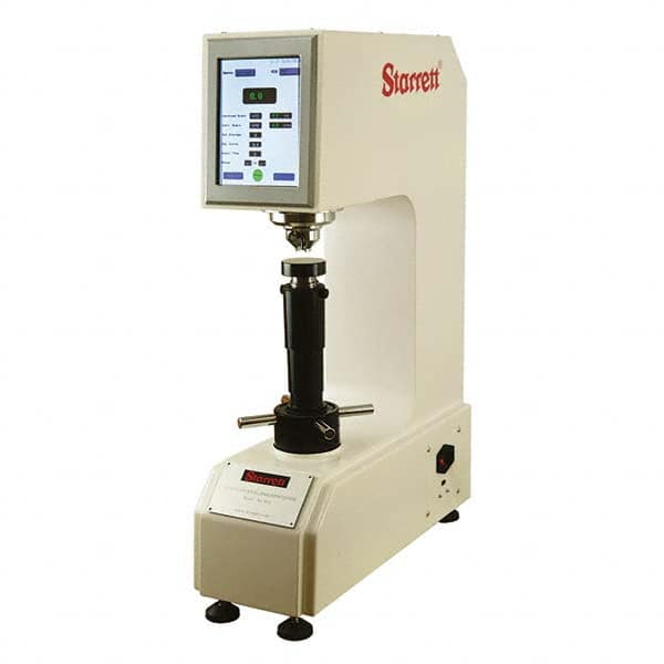 Starrett - Bench Top Hardness Testers Scale Type: Rockwell; Rockwell Superficial Minimum Hardness: 1 HRC - Exact Tooling