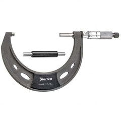 Starrett - Mechanical Outside Micrometers Minimum Measurement (mm): 75.00 Maximum Measurement (mm): 100.00 - Exact Tooling