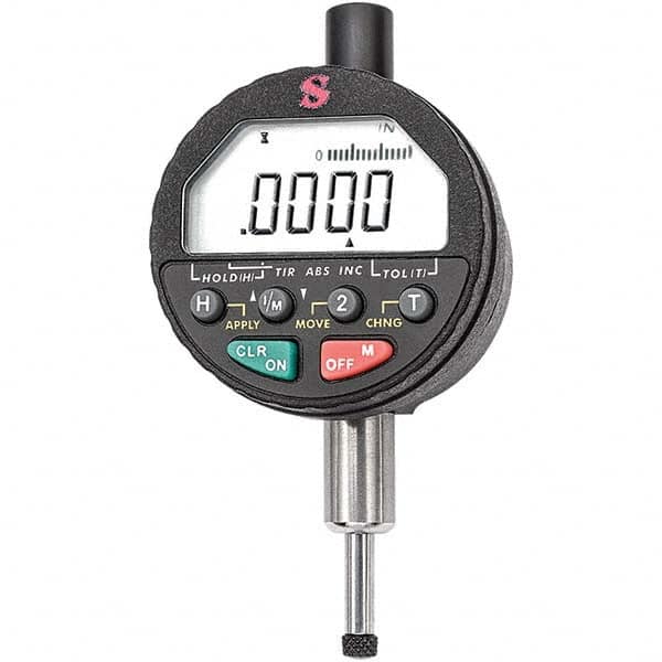 Starrett - Electronic Test Indicators Resolution (Decimal Inch): 0.00010 Minimum Measurement (Decimal Inch): 0.0000 - Exact Tooling