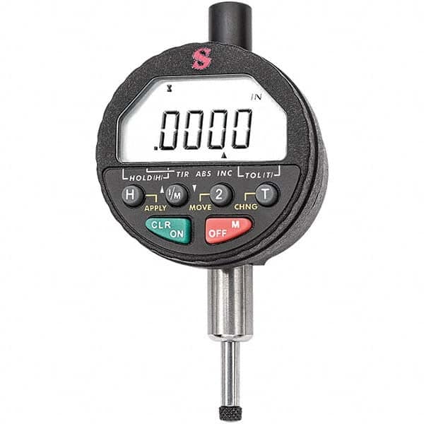 Starrett - Electronic Test Indicators Resolution (Decimal Inch): 0.00010 Minimum Measurement (Decimal Inch): 0.0000 - Exact Tooling