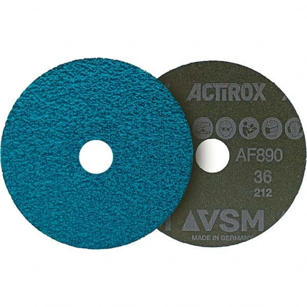 VSM - 9-1/4" Diam, 7/8" Hole, 36 Grit Ceramic Fiber Disc - Exact Tooling