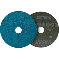 VSM - 9-1/4" Diam, 7/8" Hole, 36 Grit Ceramic Fiber Disc - Exact Tooling