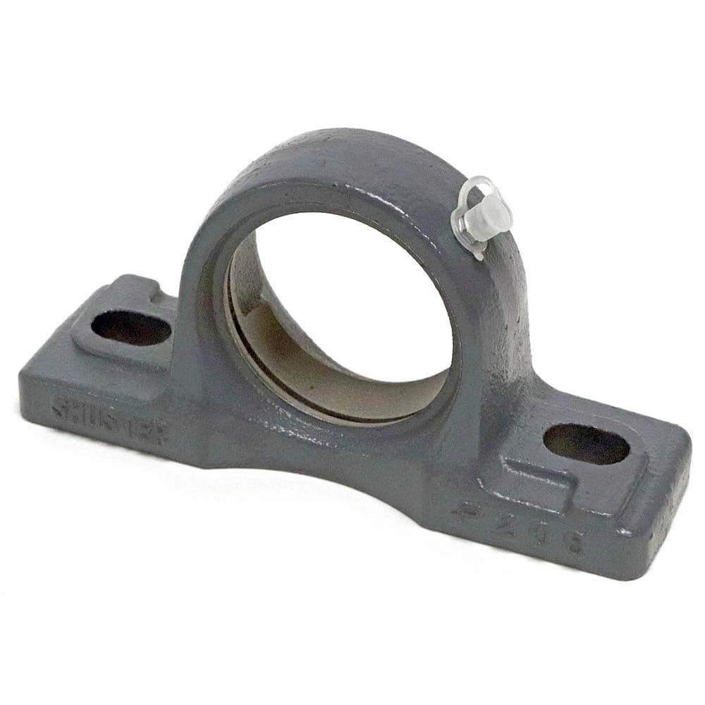 Shuster - PF204, 47mm ID, 90mm OAL x 90mm OAH8mm Wide, Pressed Flange Housing - Exact Tooling