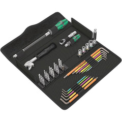 Wera - Combination Hand Tool Sets; Tool Type: Screwdriver Tool Set ; Number of Pieces: 35.000 ; Torx Size: T8, T10, T15, T20, T25, T30 ; Kit Style: Advanced Maintenance Tool Set ; Additional Information: For Window Installation ; Number of Points: 6 - Exact Tooling