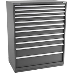 Champion Tool Storage - Modular Storage Cabinets; Type: Eye-Level Extra Width Drawer Cabinet ; Number of Drawers: 11.000 ; Height (Inch): 59-1/2 ; Width (Inch): 47 ; Depth (Inch): 28-1/2 ; Color: Dark Gray - Exact Tooling
