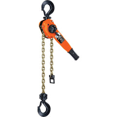 CM - Manual Hoists-Chain, Rope & Strap; Type: Lever ; Lifting Material: Chain ; Capacity (Lb.): 6000 ; Lift Height (Feet): 20 ; Minimum Headroom: 18.6875 ; Lever Force to Operate Hoist: 77.00 - Exact Tooling