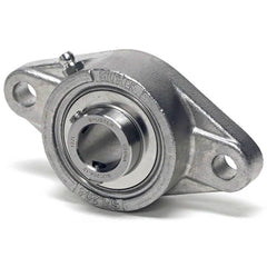 Shuster - SUCSFL201-8, 1/2" ID, 2-3/8" OAL x 113mm OAH, 2-Bolt Flange Bearing - Exact Tooling