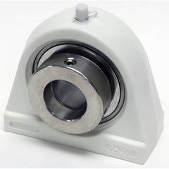 Shuster - SNATPA206-19, 1-3/16" ID, 102mm OAL x 84.5mm OAH46mm Wide, Tap Base Pillow Block - Exact Tooling