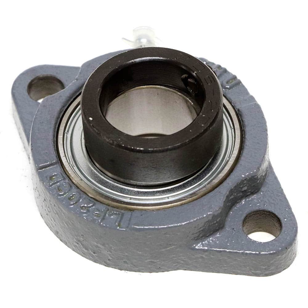 Shuster - SALF206-20, 1-1/4" ID, 3" OAL x 113mm OAH, 2-Bolt Flange Bearing - Exact Tooling