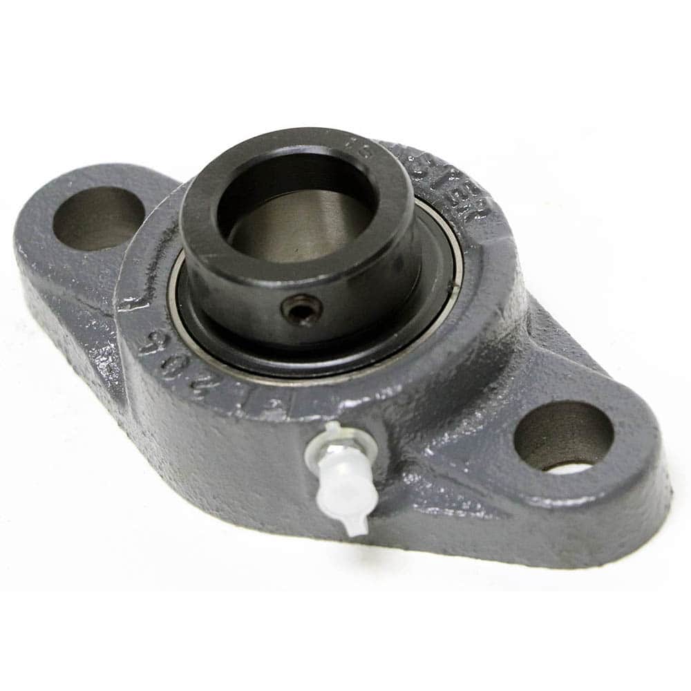 Shuster - NAFL207-23, 1-7/16" ID, 90mm OAL x 161mm OAH51.3mm Wide, 2-Bolt Flange Bearing - Exact Tooling