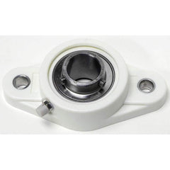 Shuster - SUCTFL205-16, 1" ID, 69.5mm OAL x 131mm OAH36.8mm Wide, 2-Bolt Flange Bearing - Exact Tooling