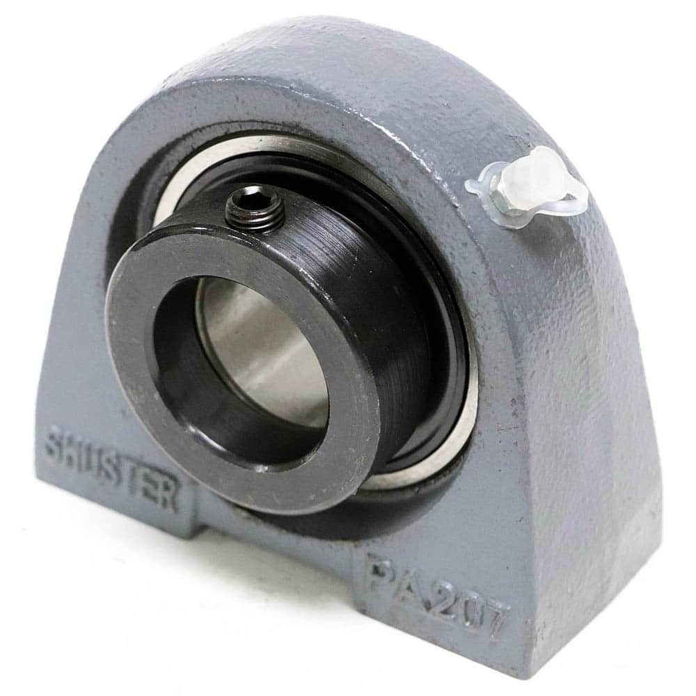 Shuster - NAPA207, 35mm ID, 4-1/4" OAL x 3-3/4" OAH, Tap Base Pillow Block - Exact Tooling